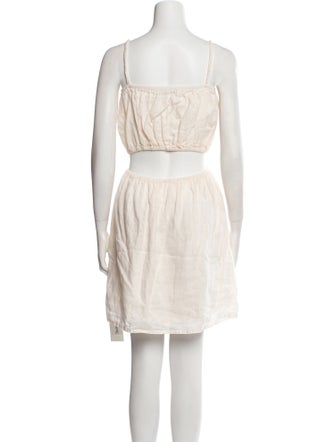 Faithfull The Brand Linen Mini Dress