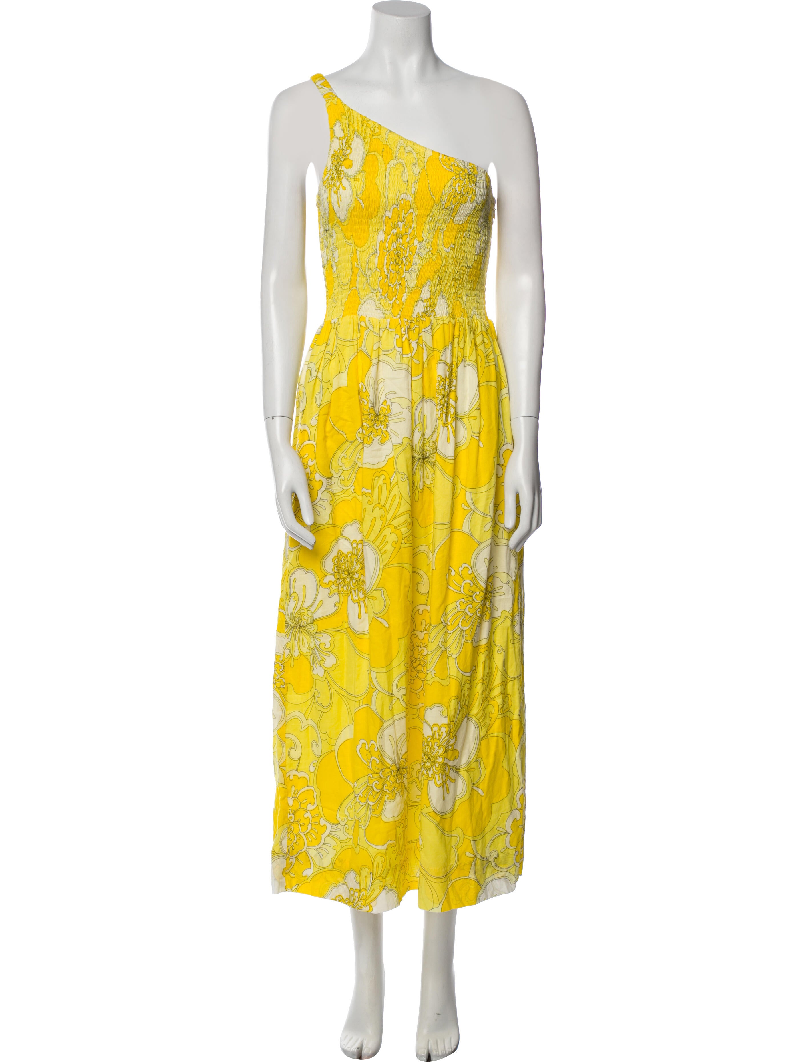 Faithfull The Brand Floral Print Long Dress