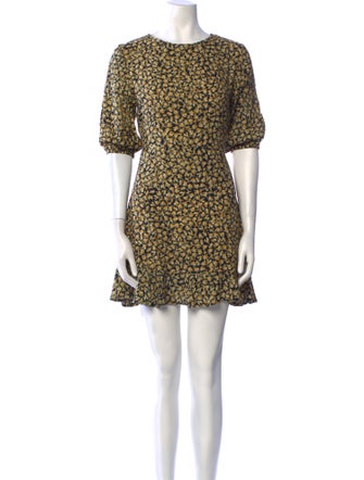 Faithfull The Brand Floral Print Mini Dress