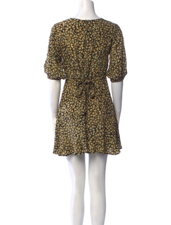Faithfull The Brand Floral Print Mini Dress