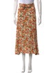 Faithfull The Brand Floral Print Midi Length Skirt