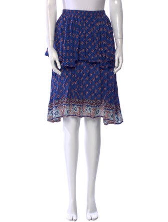 Faithfull The Brand Floral Print Knee-Length Skirt