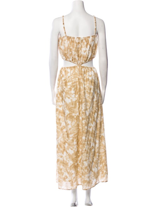 Faithfull The Brand Tie-Dye Print Midi Length Dress