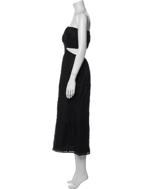 Faithfull The Brand Linen Midi Length Dress
