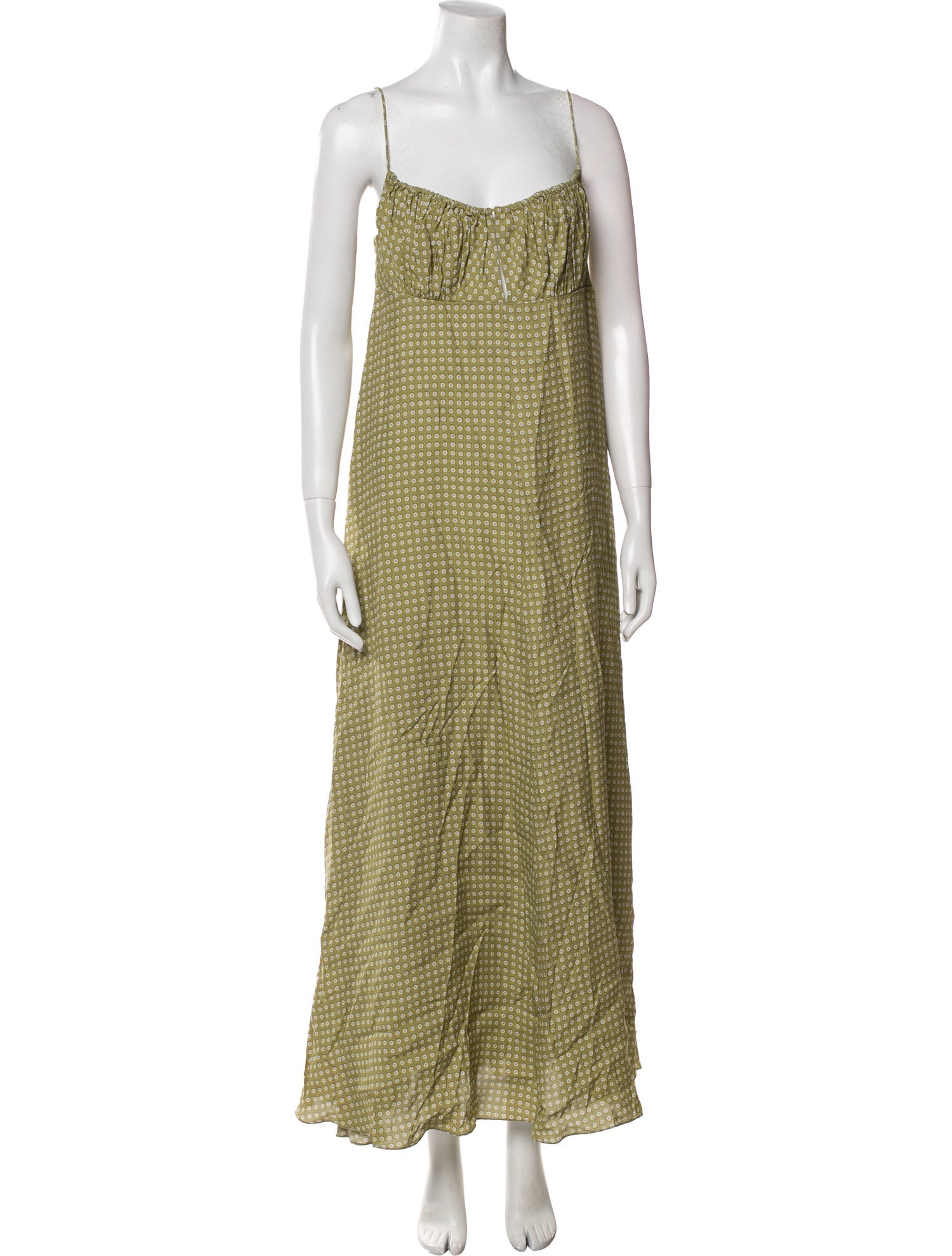 Faithfull The Brand Square Neckline Long Dress w/ Tags