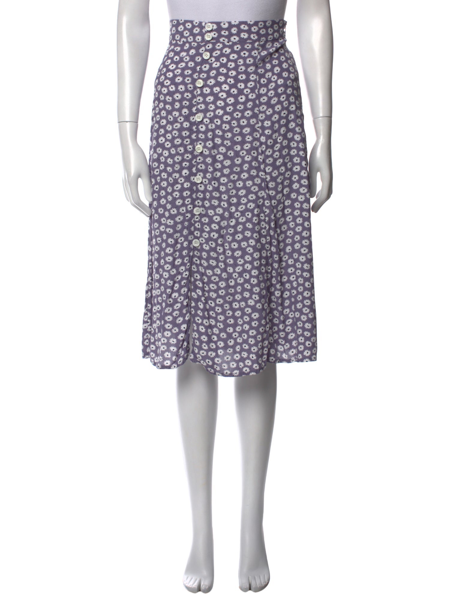 Faithfull The Brand Floral Print Knee-Length Skirt