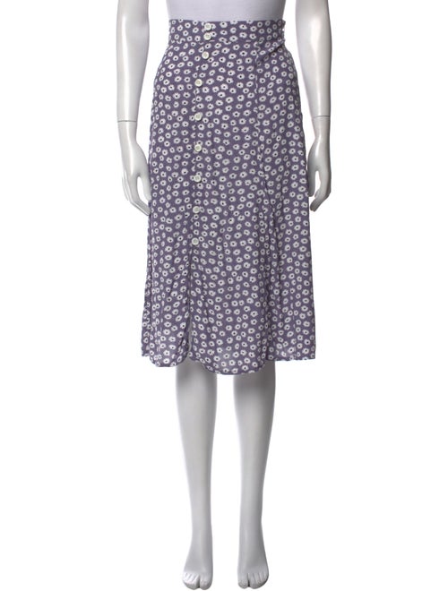 Faithfull The Brand Floral Print Knee-Length Skirt