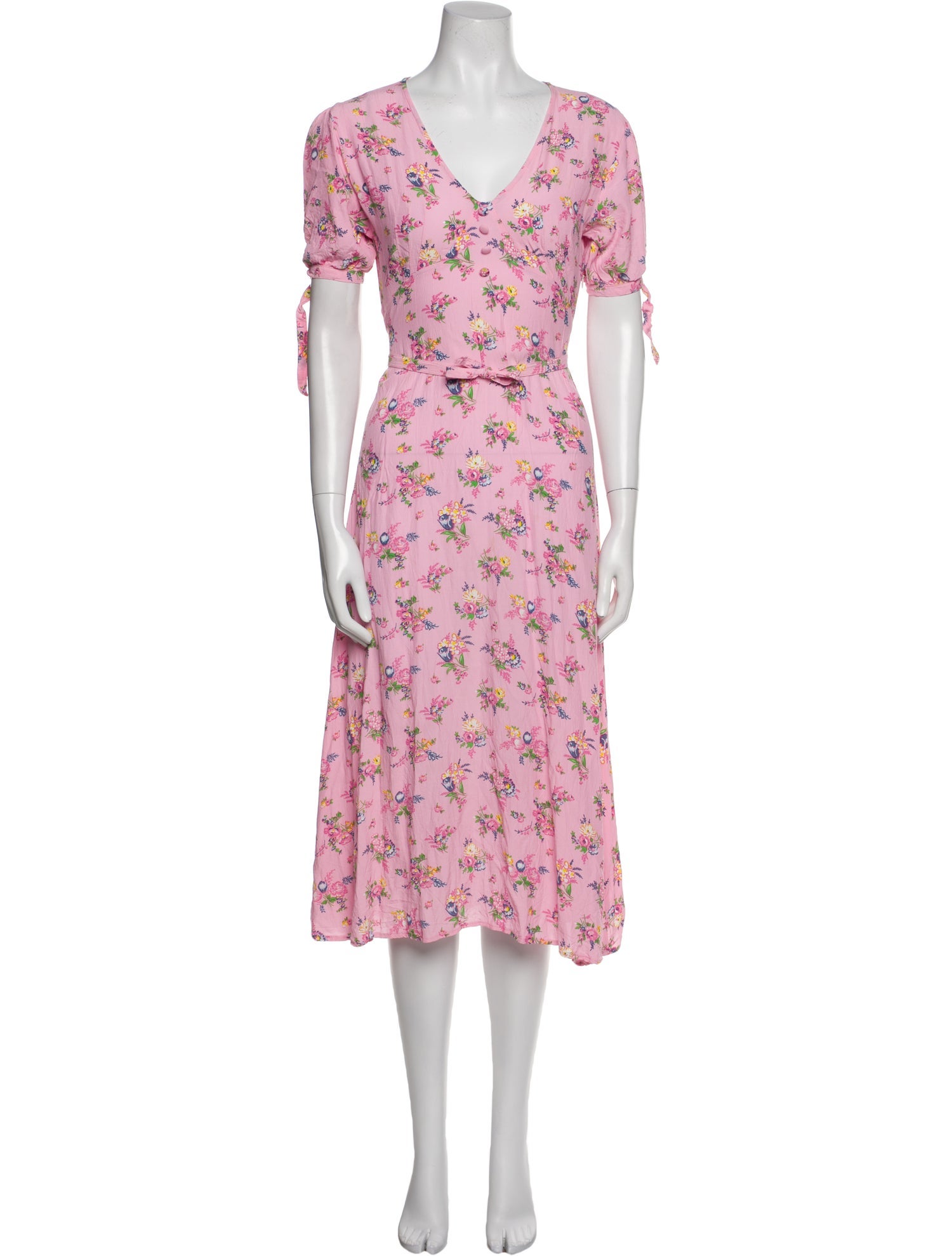 Faithfull The Brand Floral Print Long Dress