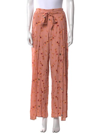 Faithfull The Brand Floral Print Wide Leg Pants