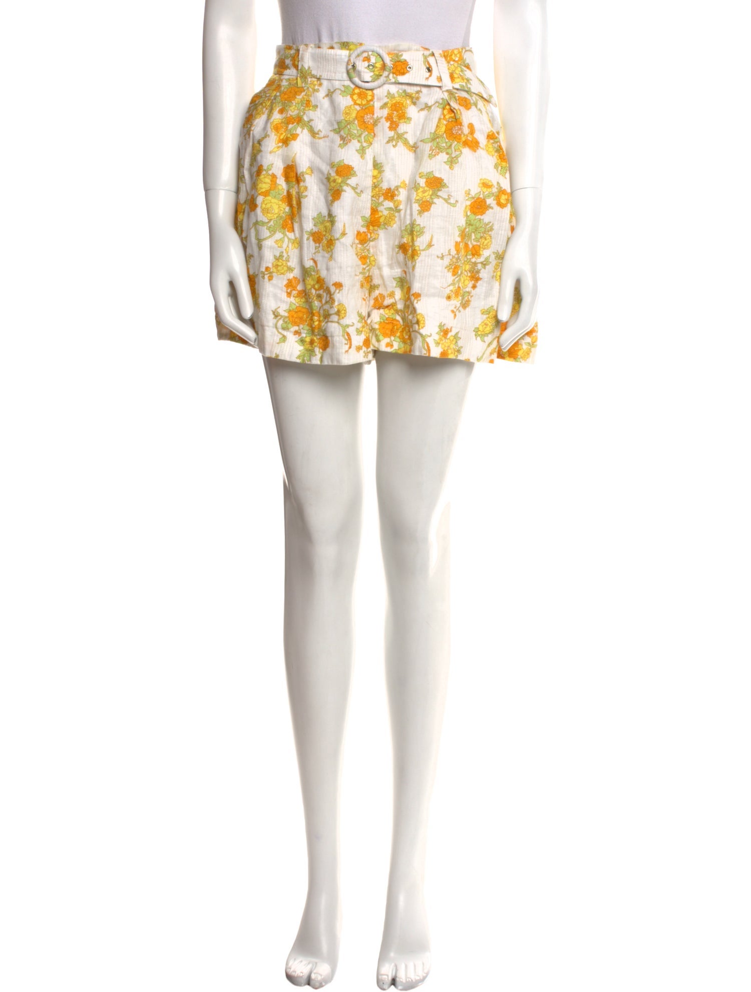 Faithfull The Brand Linen Mini Shorts