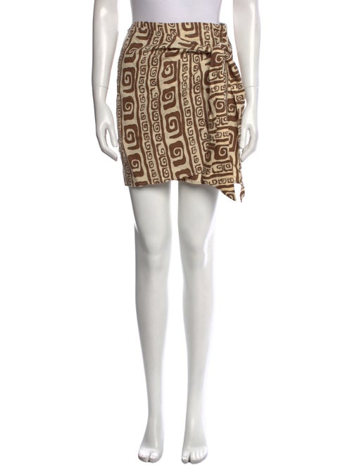 Faithfull The Brand Linen Mini Skirt