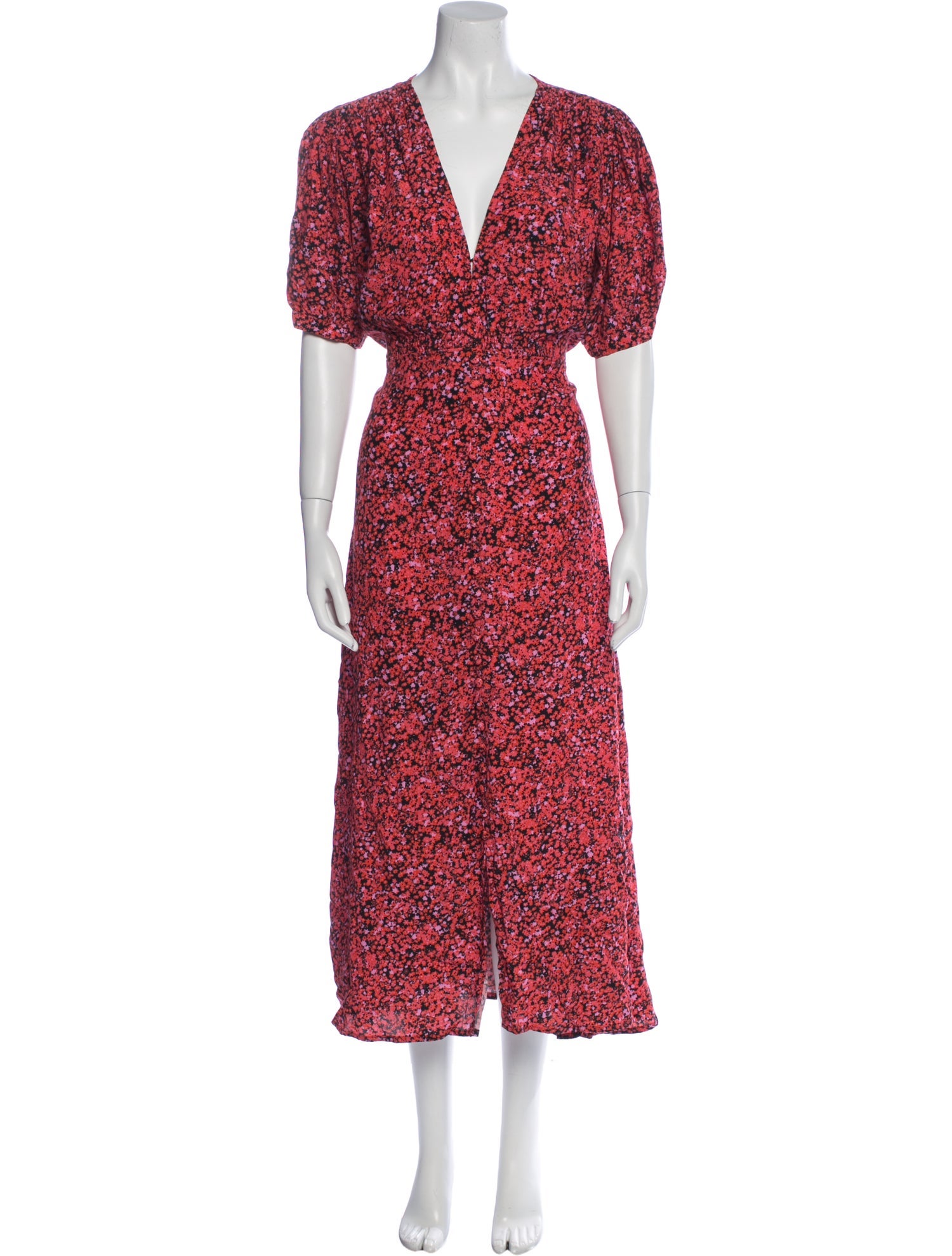 Faithfull The Brand Floral Print Long Dress