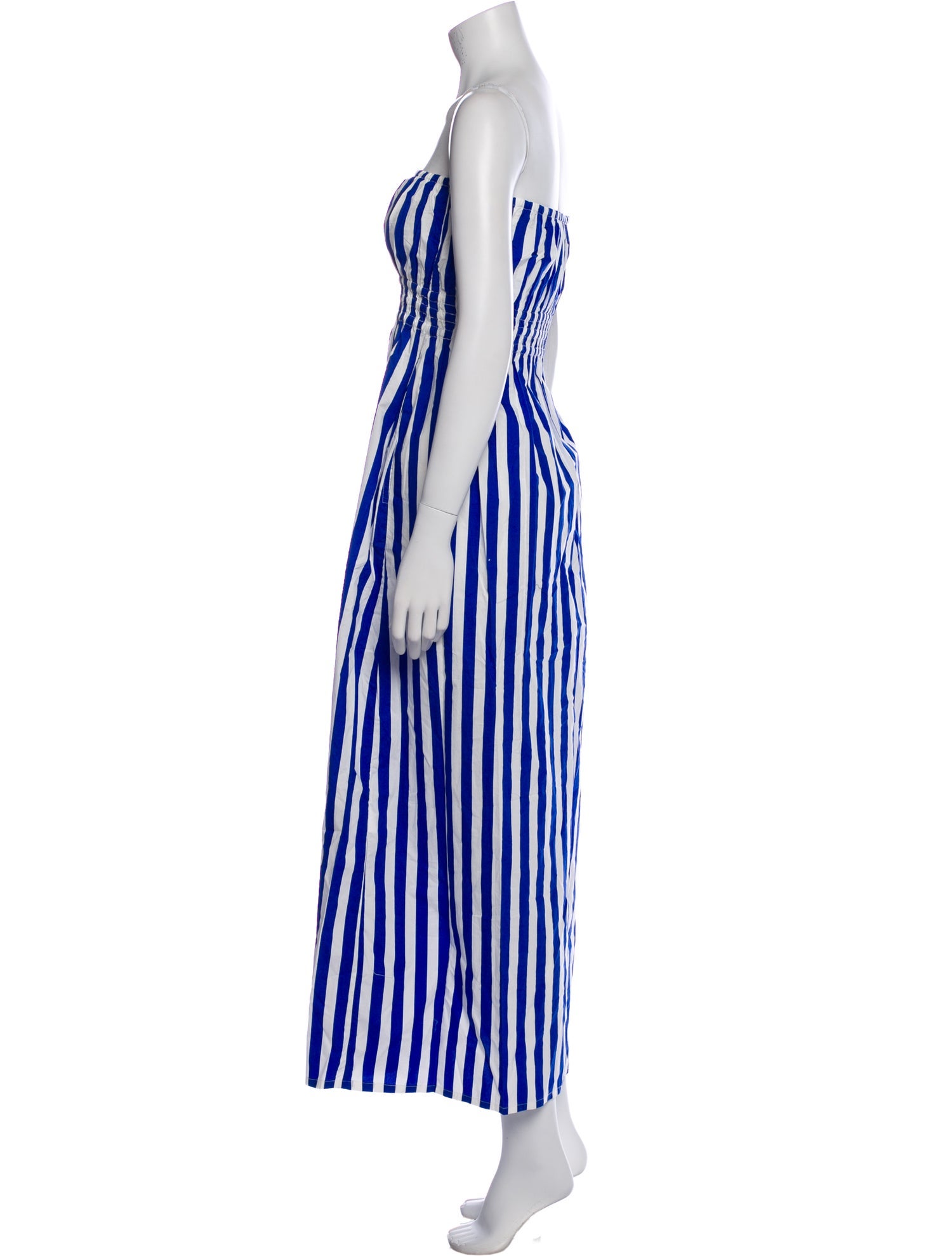 Faithfull The Brand Striped Knee-Length Dress w/ Tags