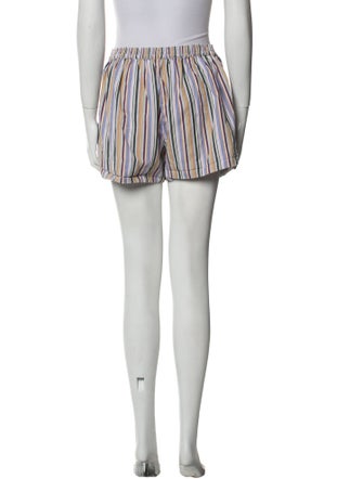 Faithfull The Brand Striped Mini Shorts