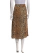 Faithfull The Brand Animal Print Midi Length Skirt