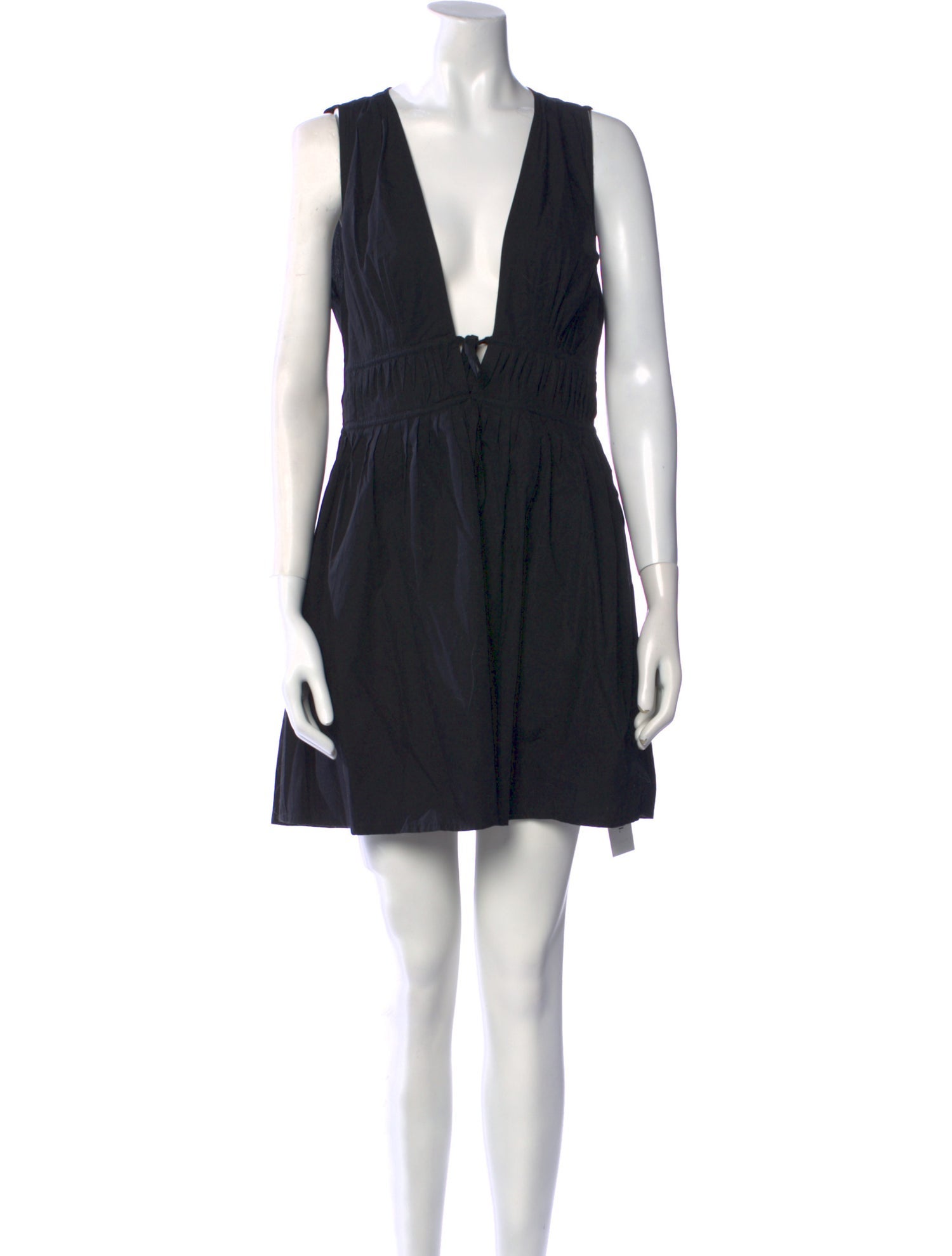 Faithfull The Brand V-Neck Mini Dress