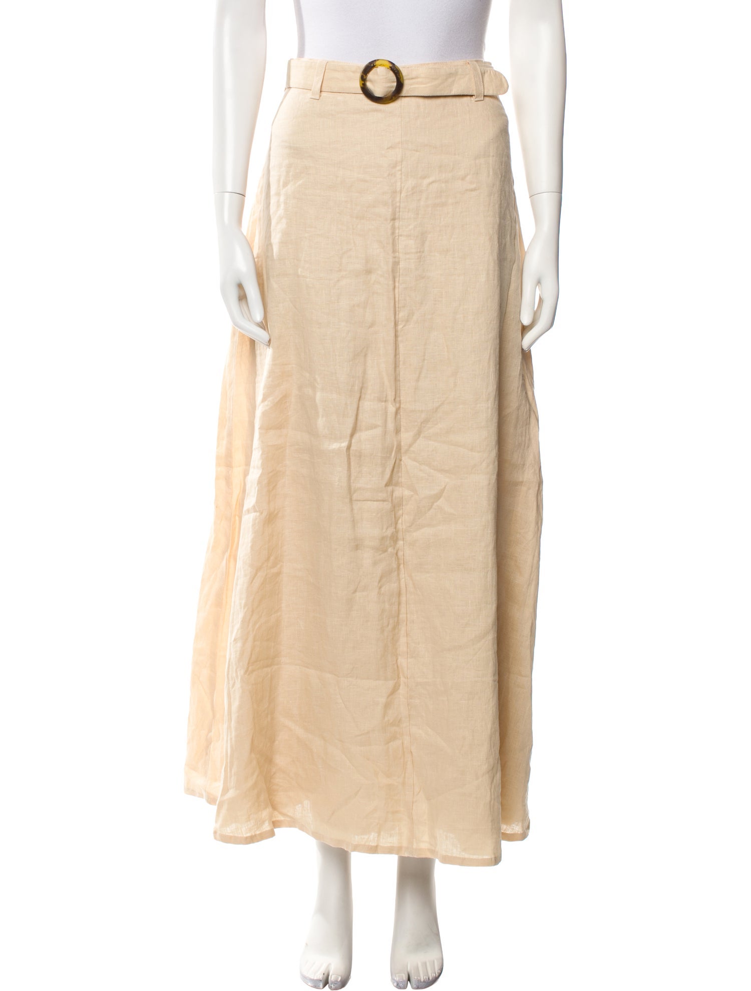 Faithfull The Brand Linen Long Skirt