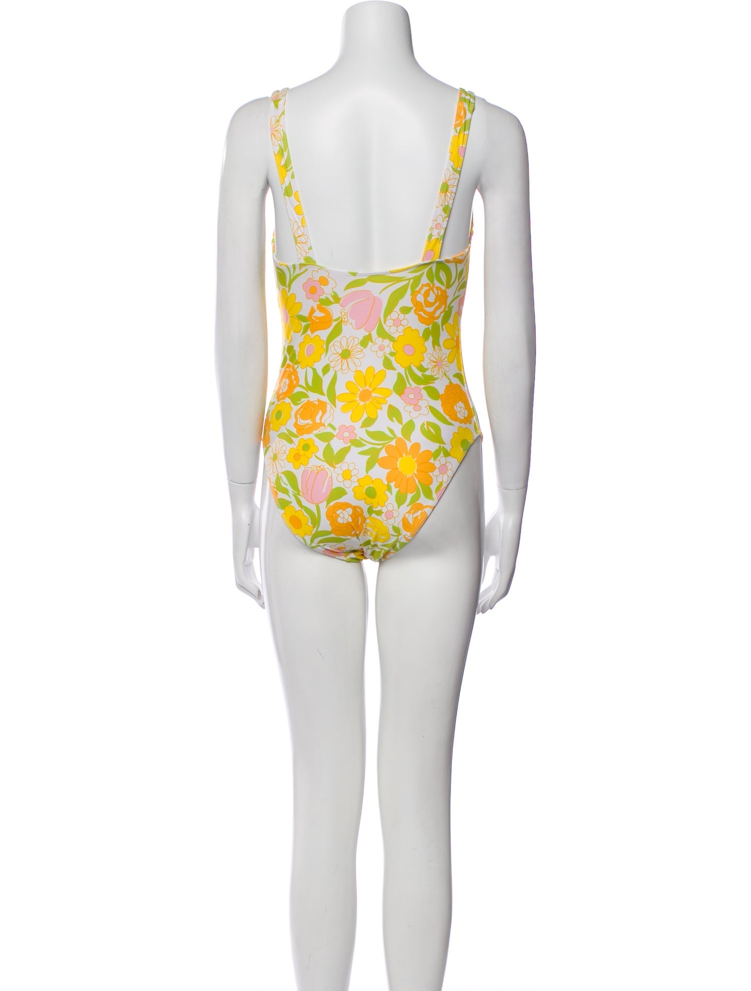 Faithfull The Brand Floral Print One-Piece w/ Tags