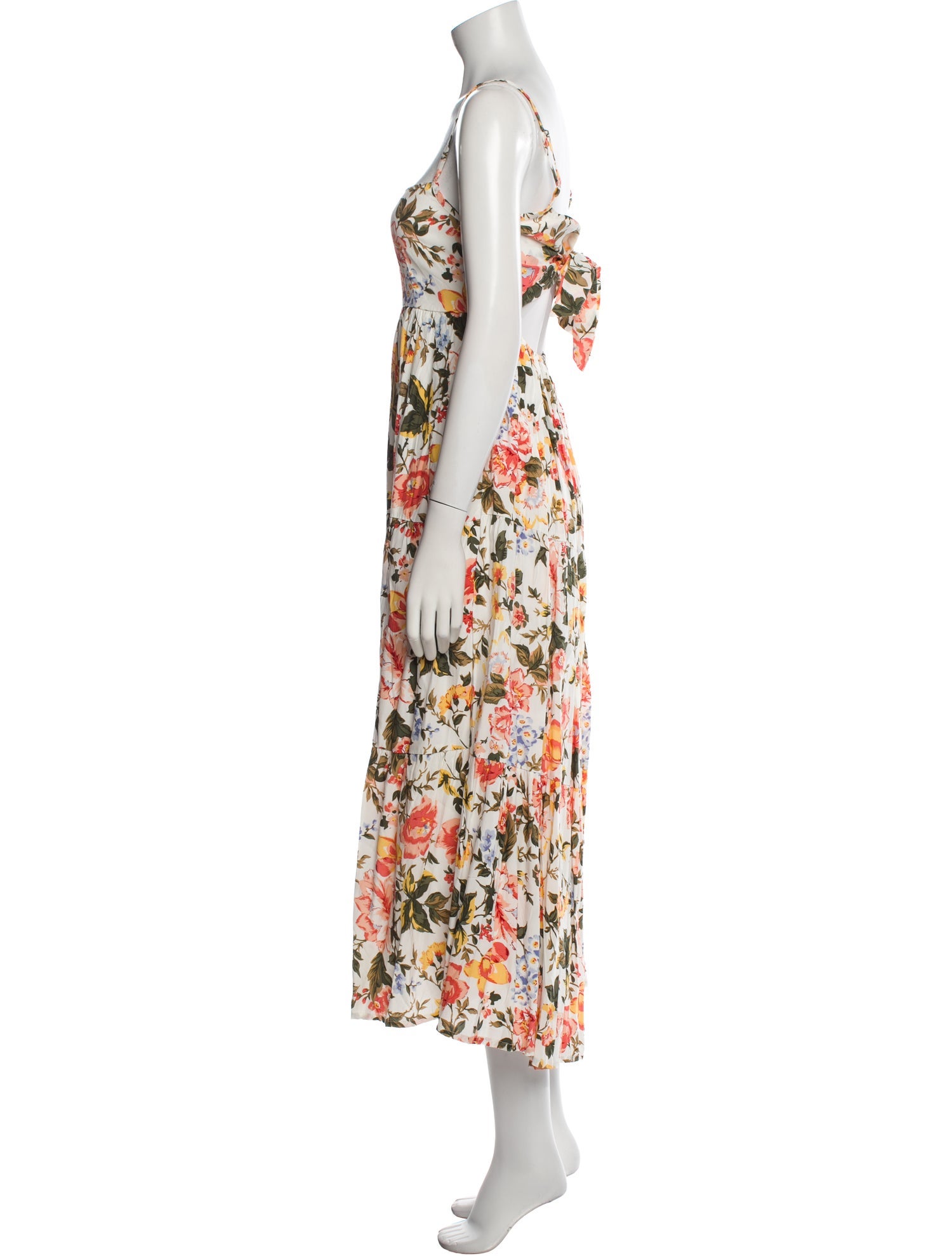 Faithfull The Brand Floral Print Long Dress