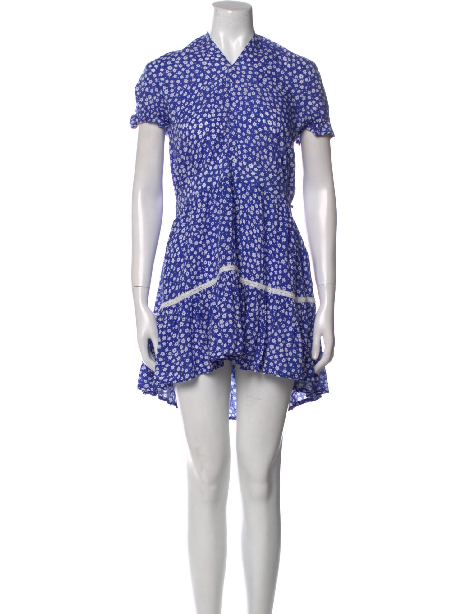 Faithfull The Brand Floral Print Mini Dress