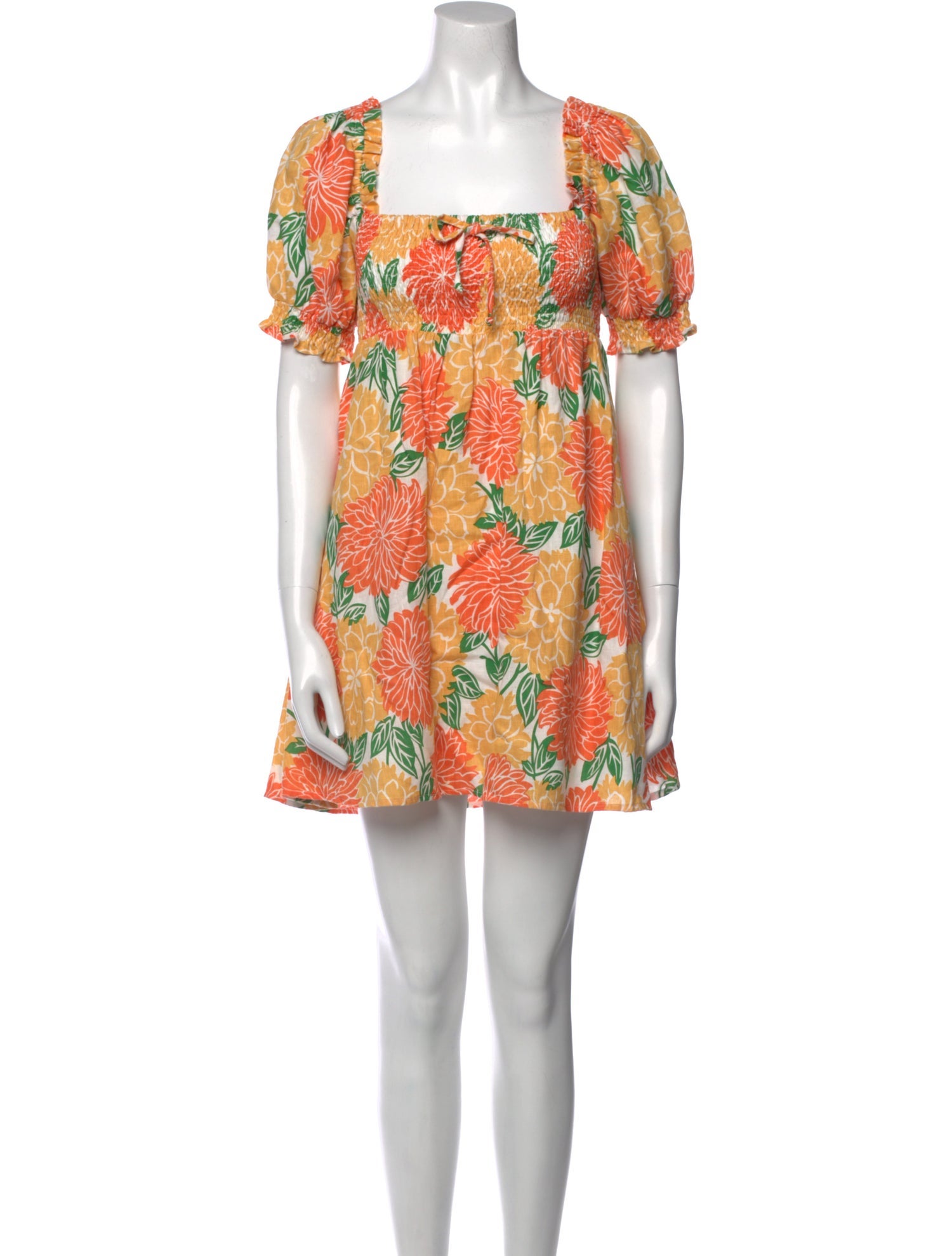 Faithfull The Brand Linen Mini Dress