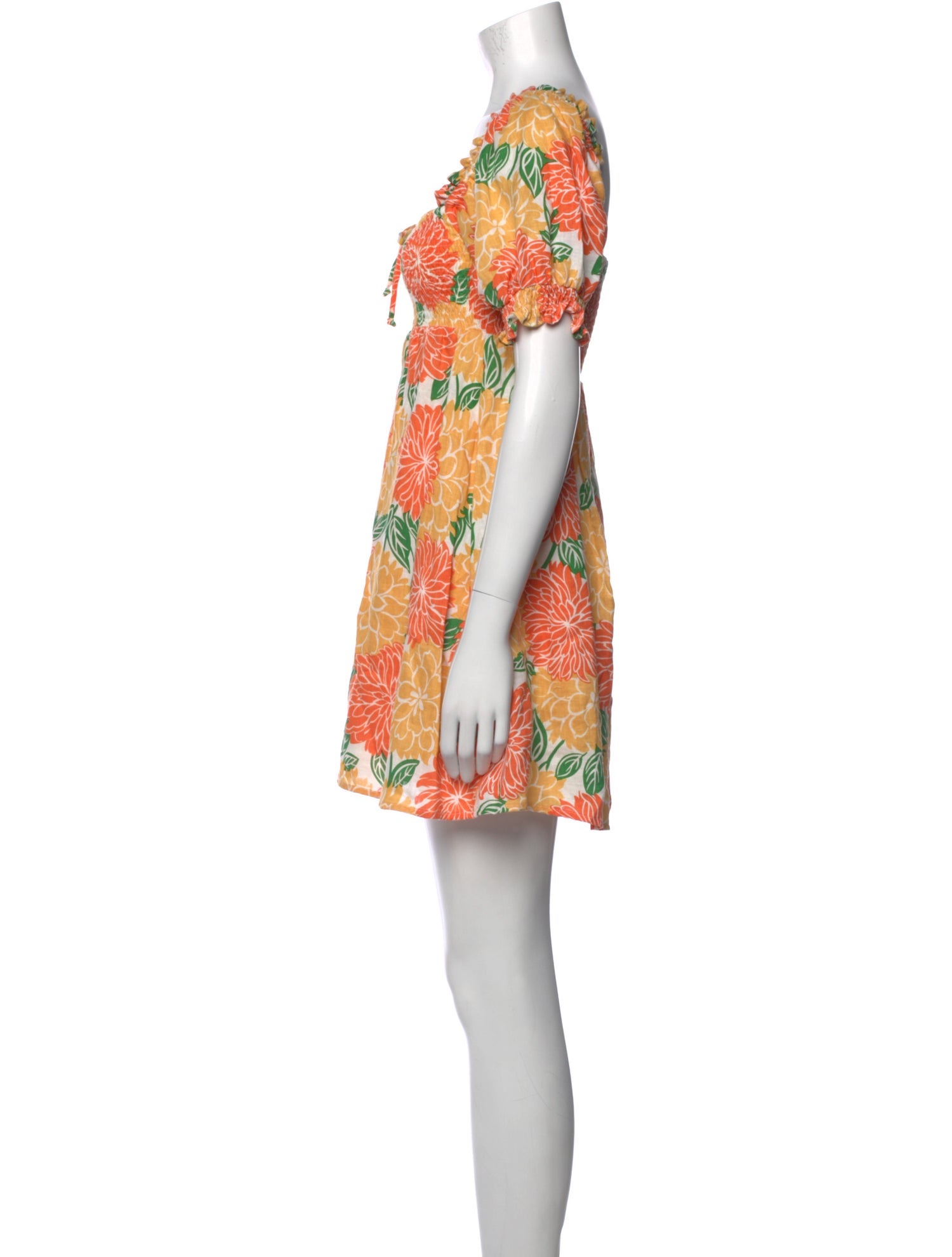 Faithfull The Brand Linen Mini Dress