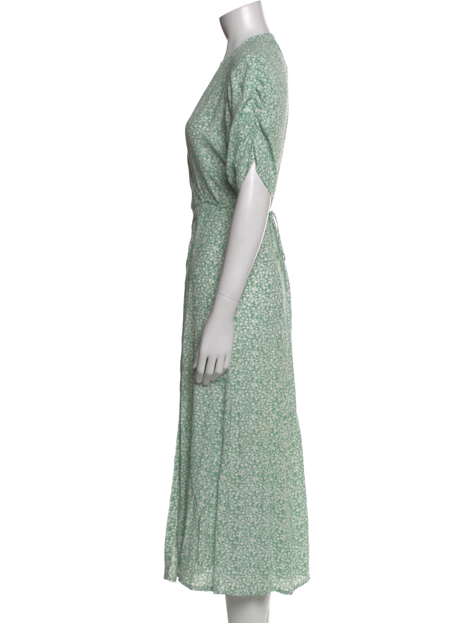 Faithfull The Brand Floral Print Midi Length Dress