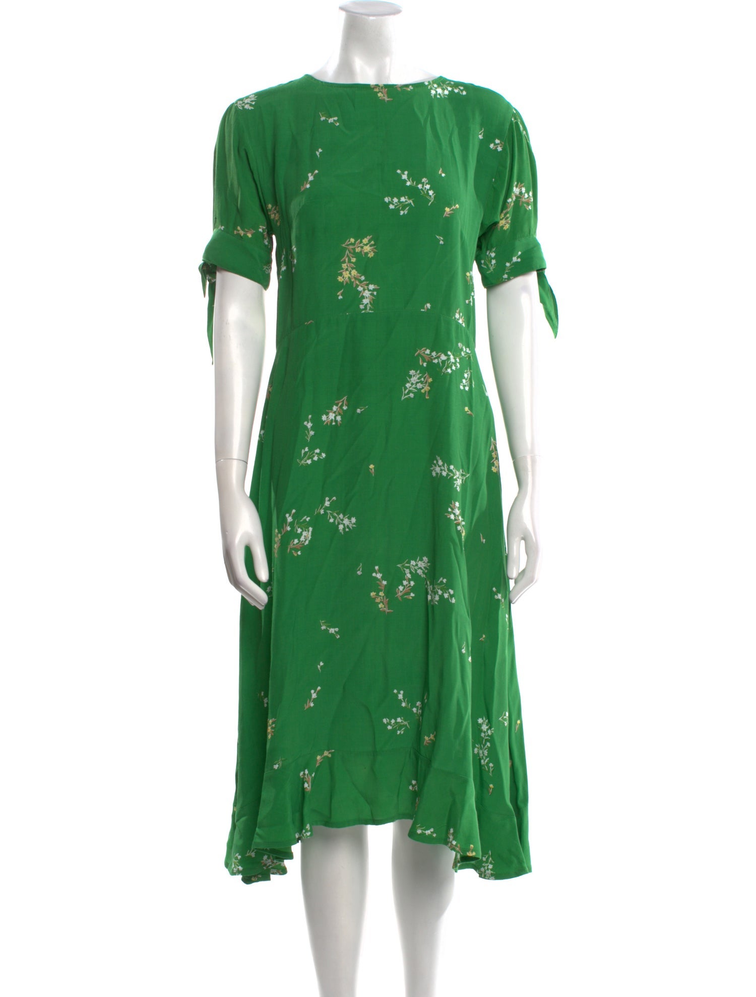 Faithfull The Brand Floral Print Midi Length Dress