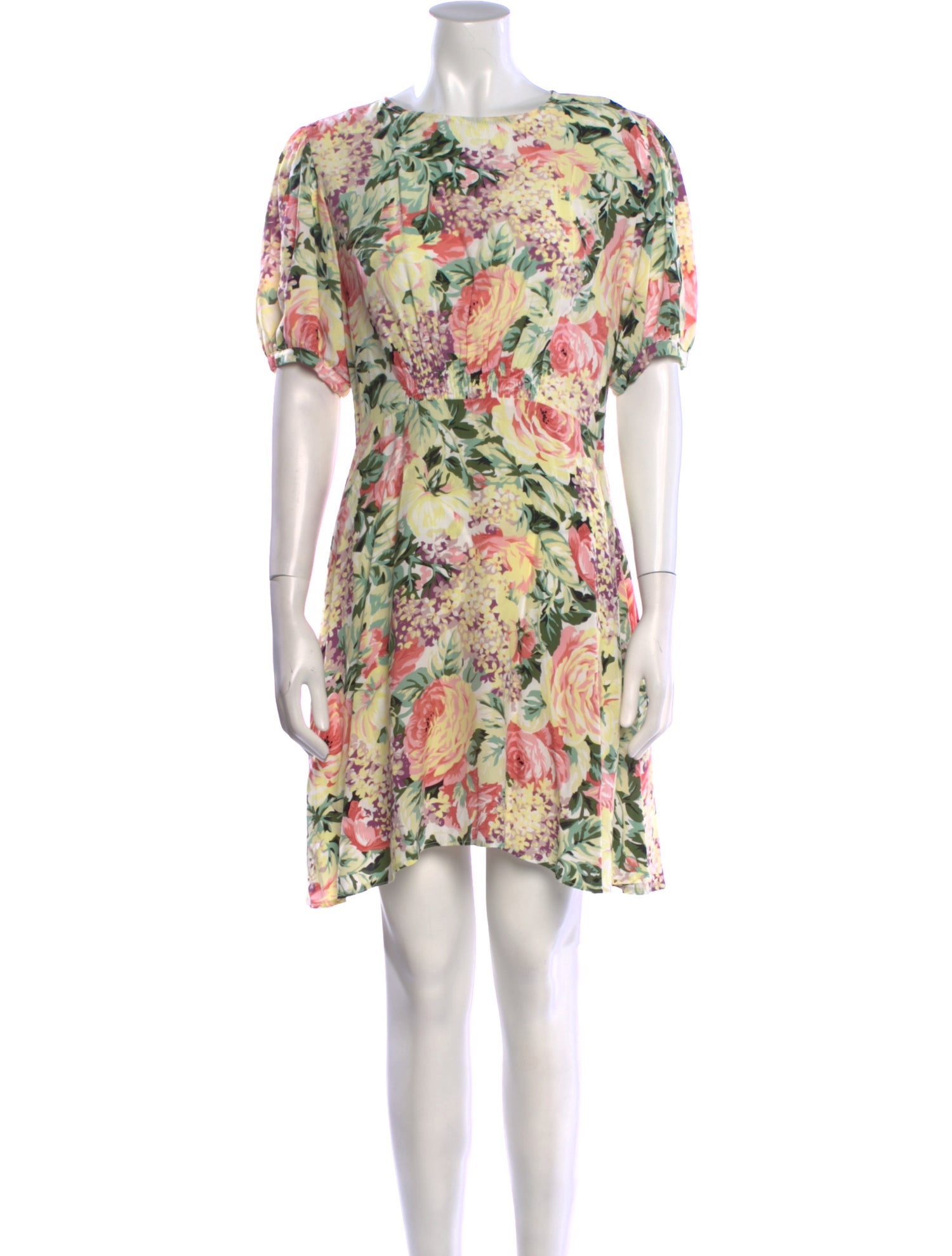 Faithfull The Brand Floral Print Mini Dress