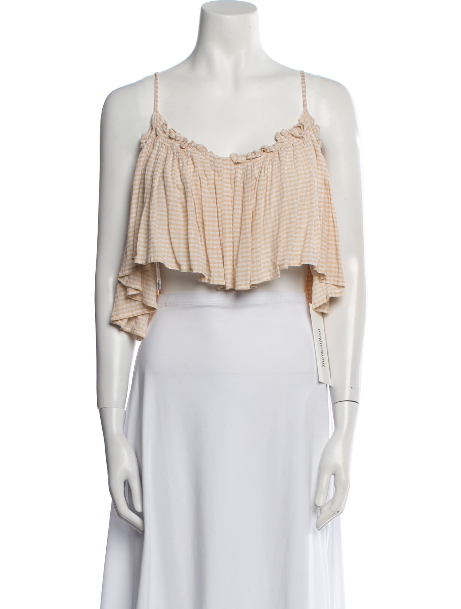 Faithfull The Brand Scoop Neck Sleeveless Crop Top