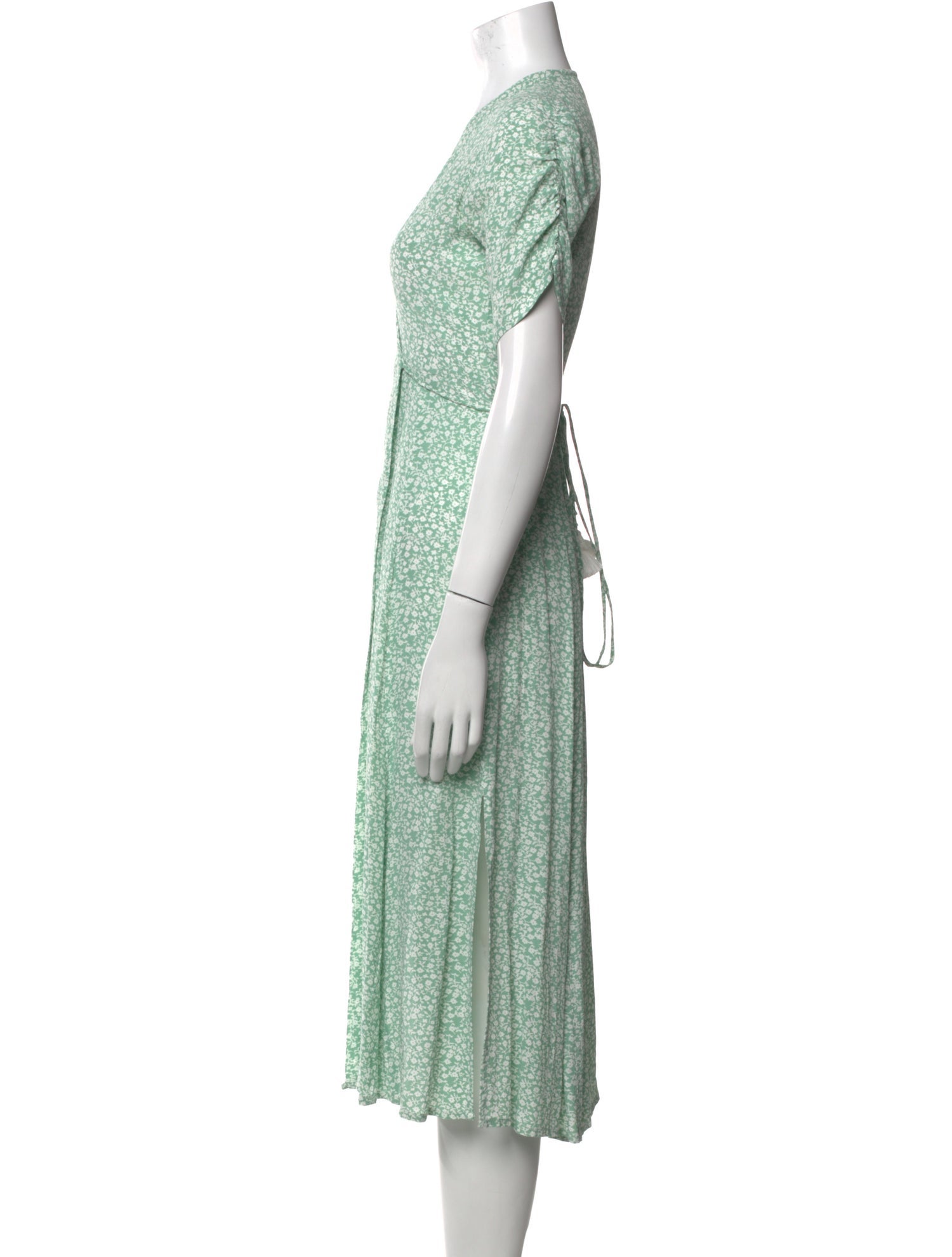 Faithfull The Brand Floral Print Midi Length Dress