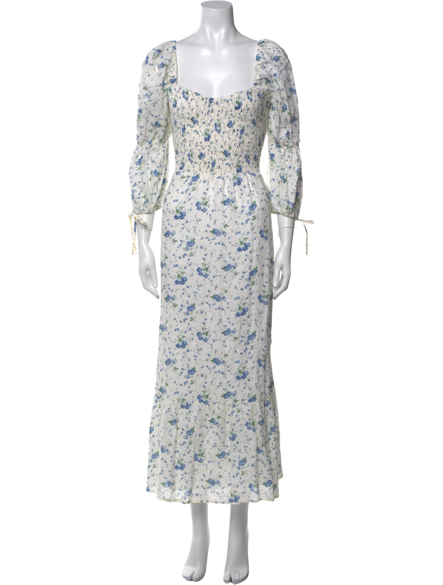 Faithfull The Brand Linen Long Dress