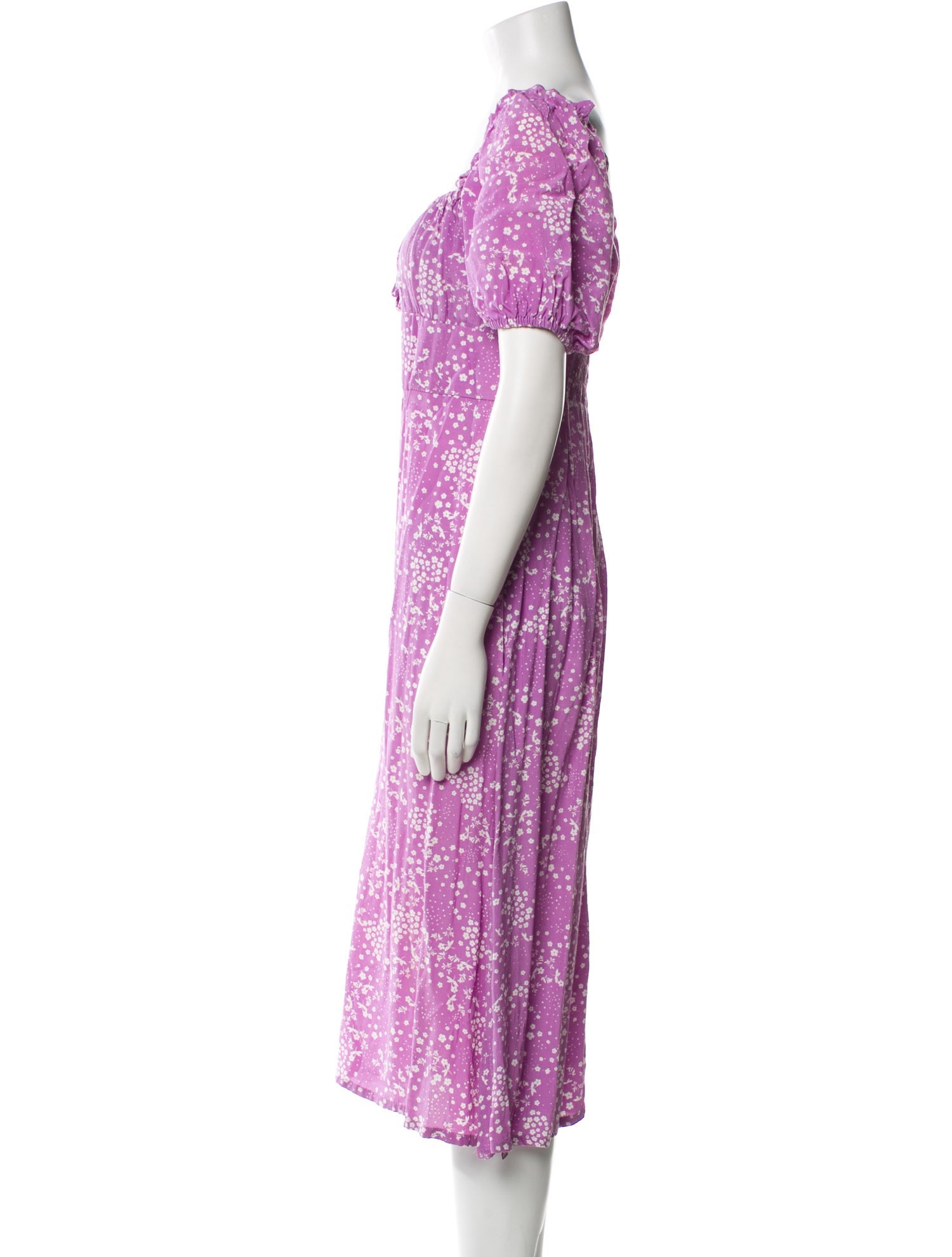 Faithfull The Brand Printed Knee-Length Dress