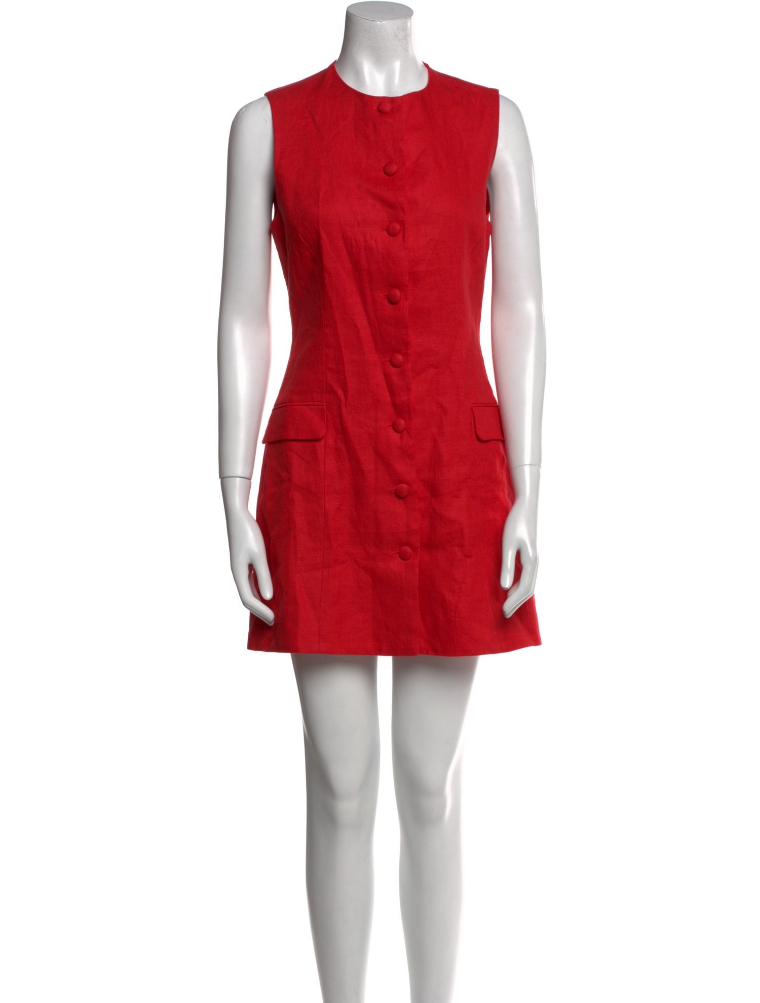 Faithfull The Brand Linen Mini Dress