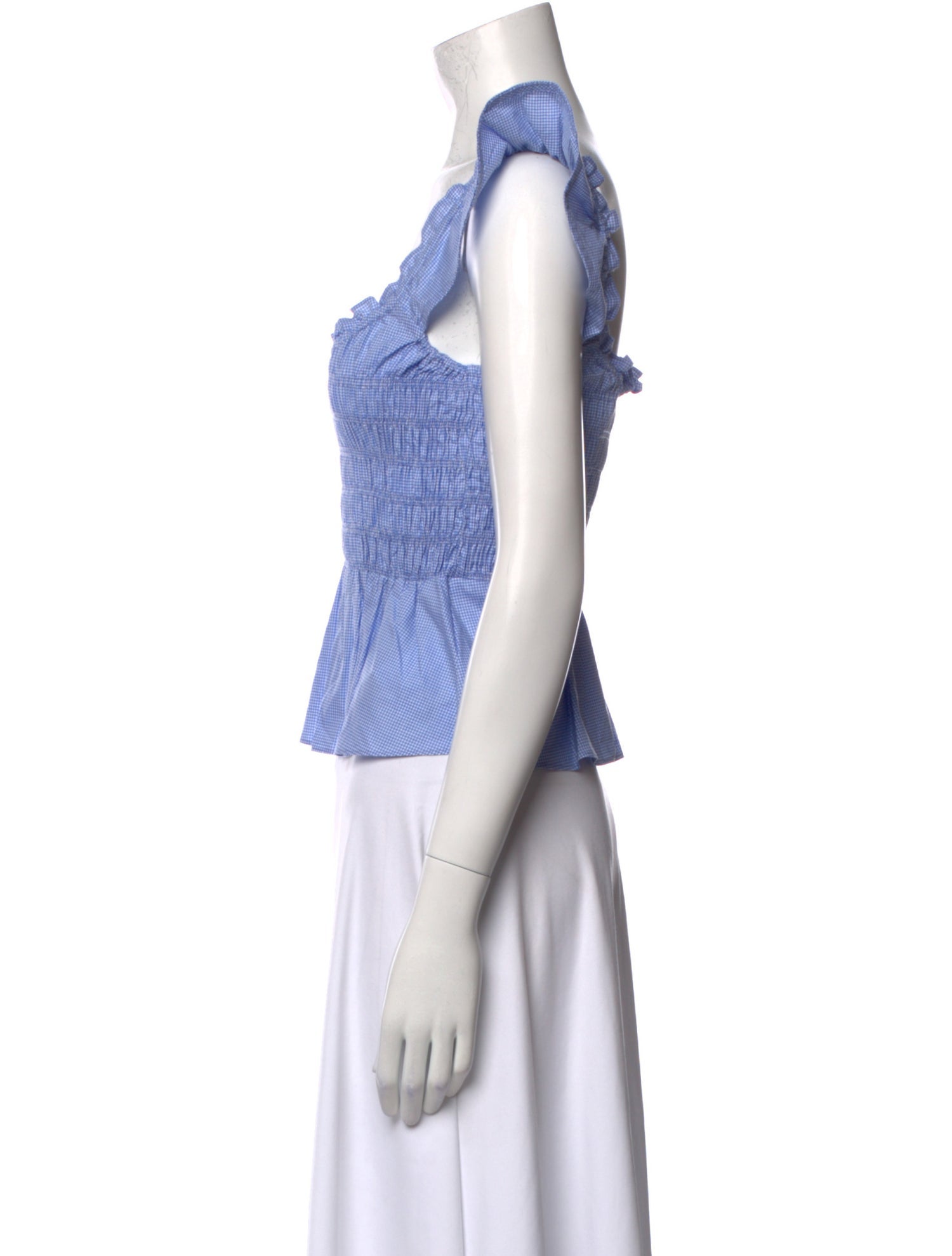 Faithfull The Brand Square Neckline Short Sleeve Crop Top w/ Tags