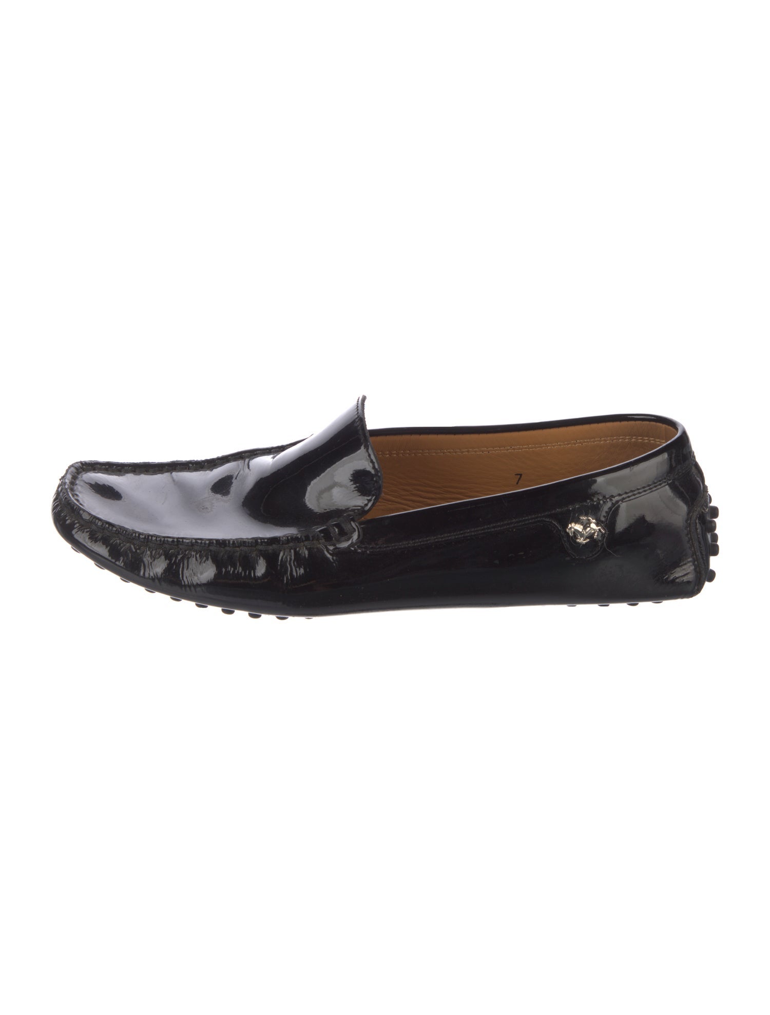 Tod's for Ferrari Patent Leather Loafers