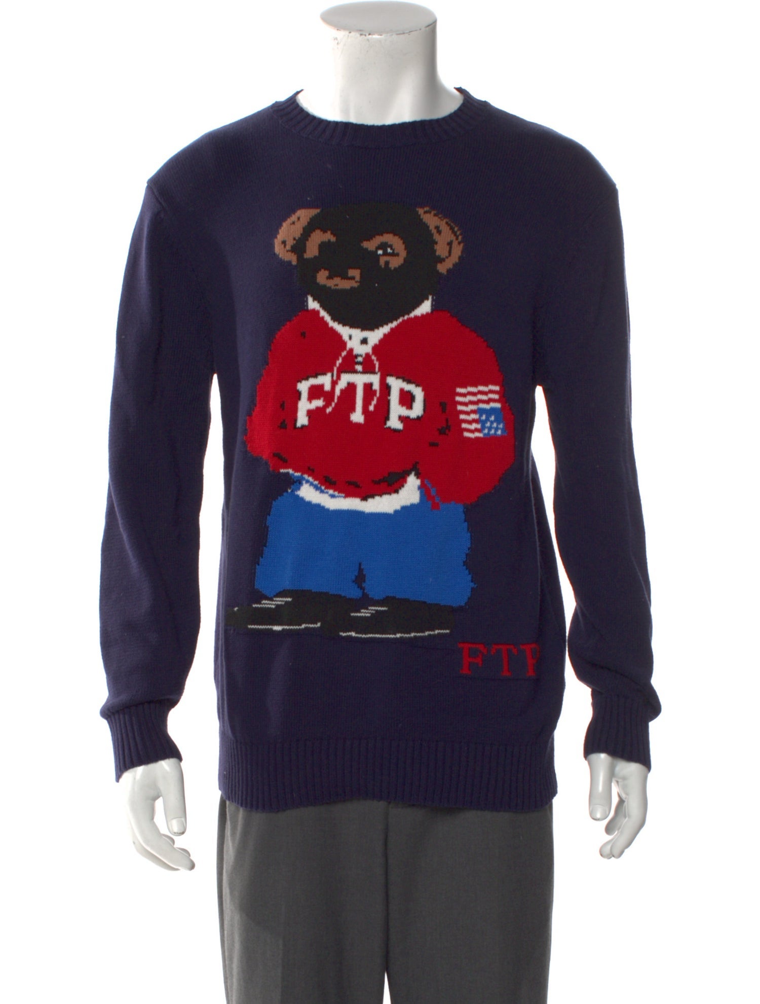 FTP Graphic Print Crew Neck Pullover