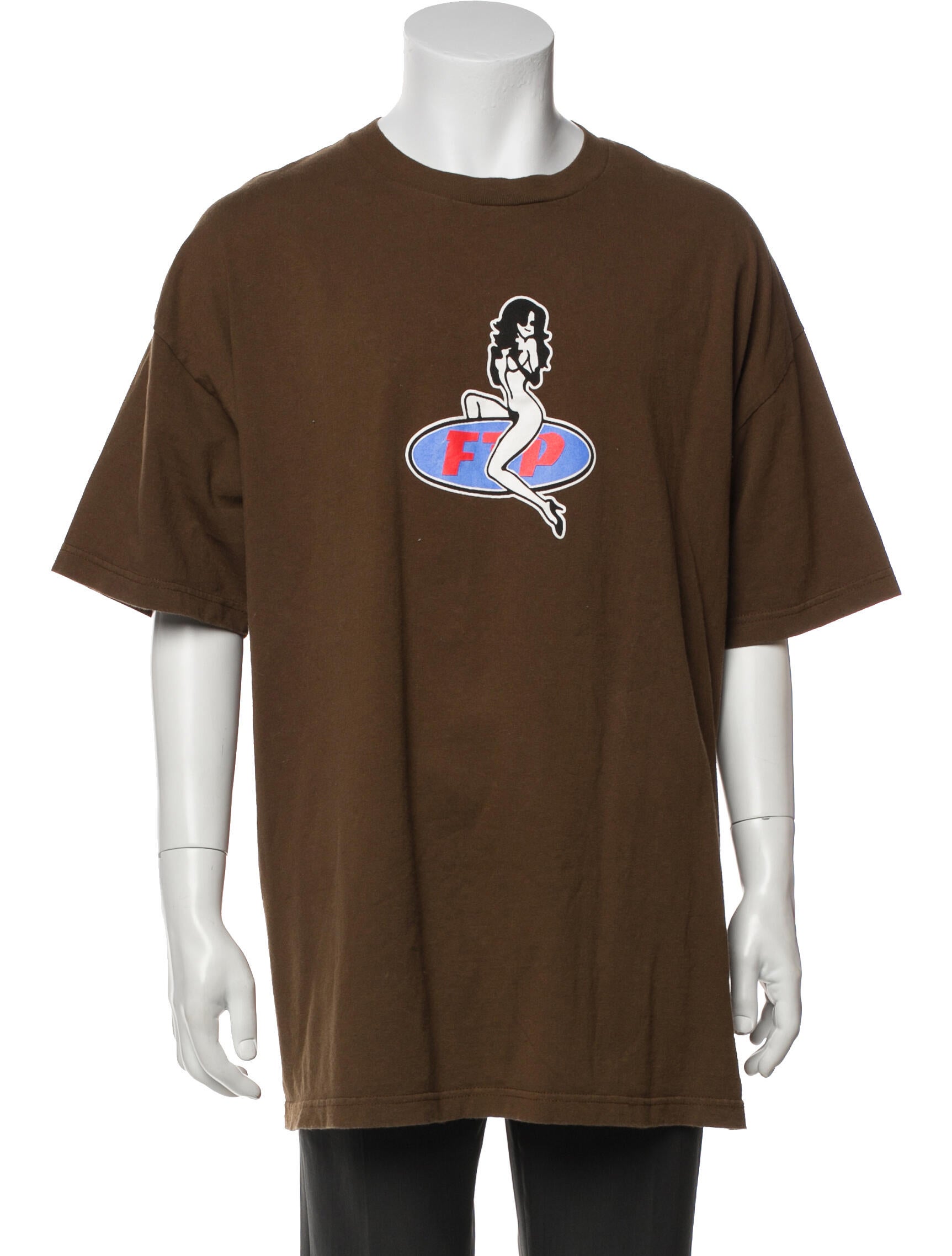 FTP Graphic Print Crew Neck T-Shirt