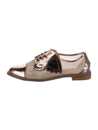 F-Troupe London Mesh Lasercut Accents Oxfords