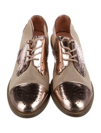 F-Troupe London Mesh Lasercut Accents Oxfords