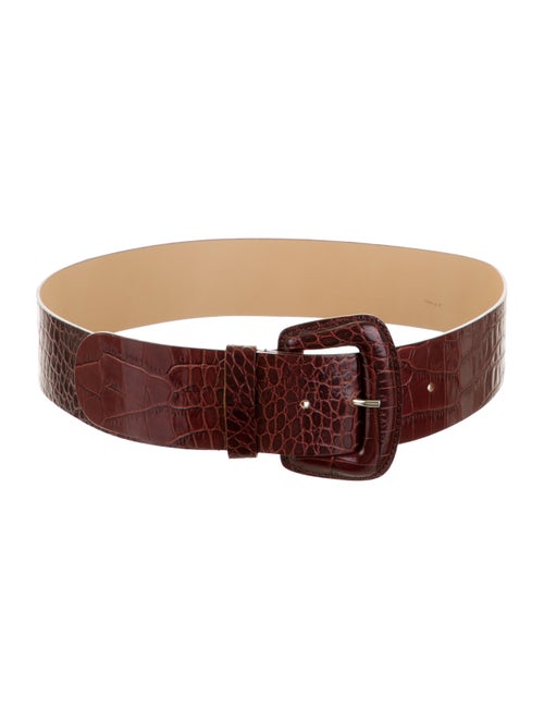 Furla Leather Wide Waist Belt