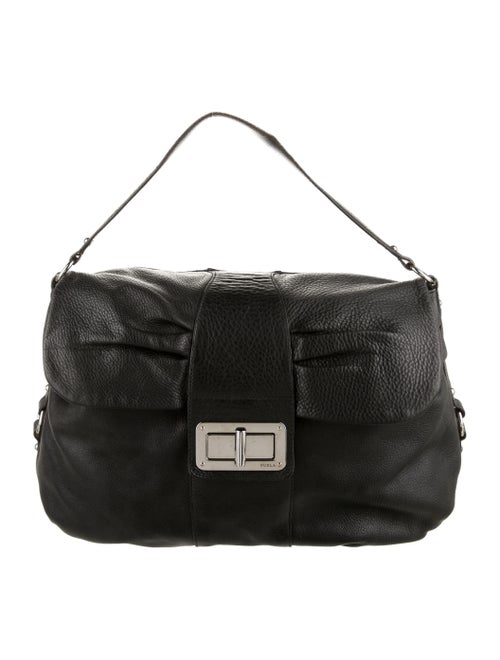 Furla Leather Shoulder Bag Black