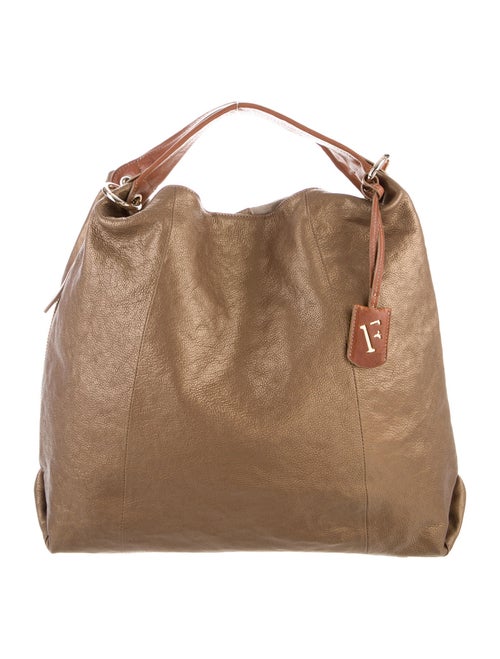 Furla Leather Tote Bag Brown