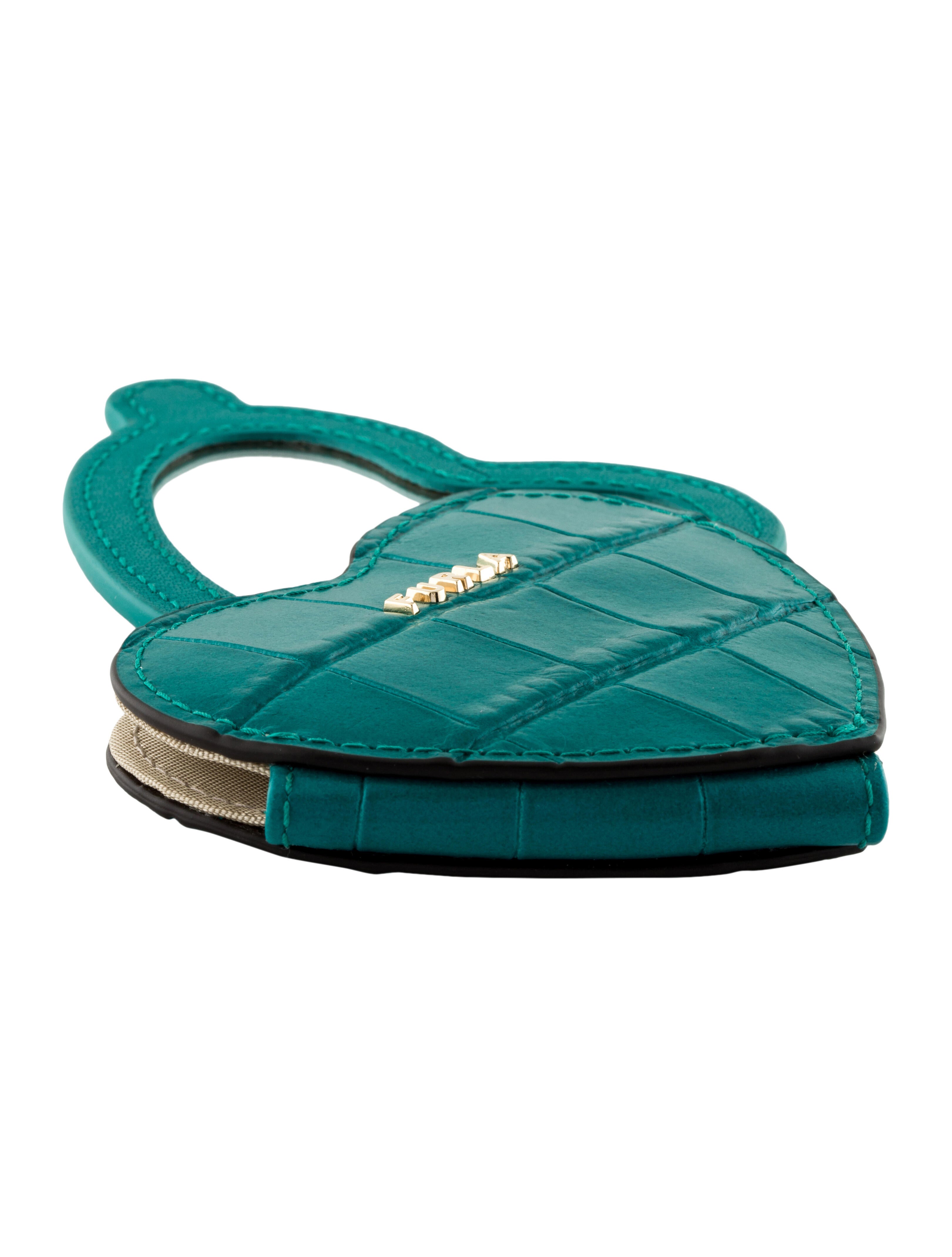 Furla Leather Compact Mirror