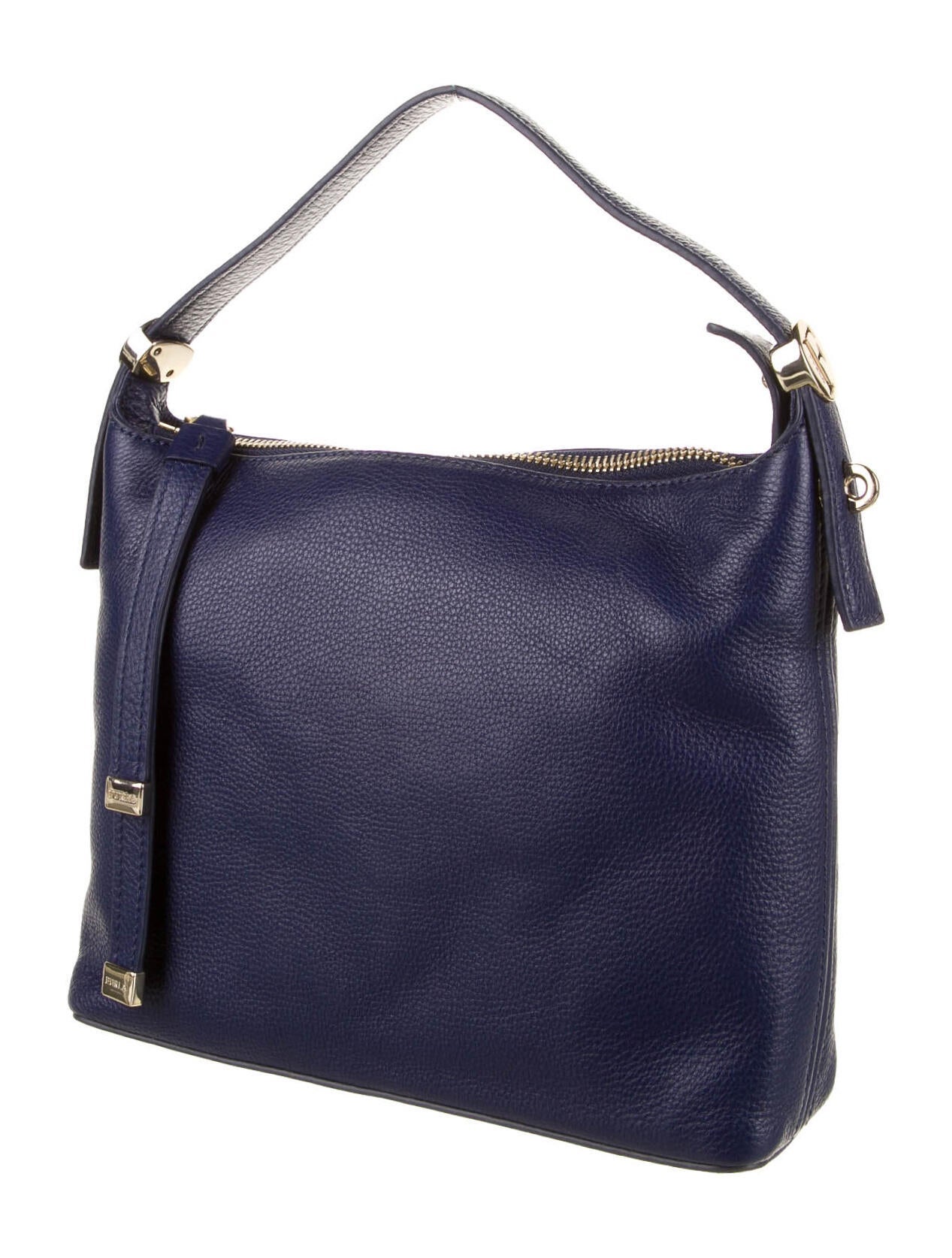 Furla Grained Leather Crossbody Bag Blue Crossbody Bags, Handbags