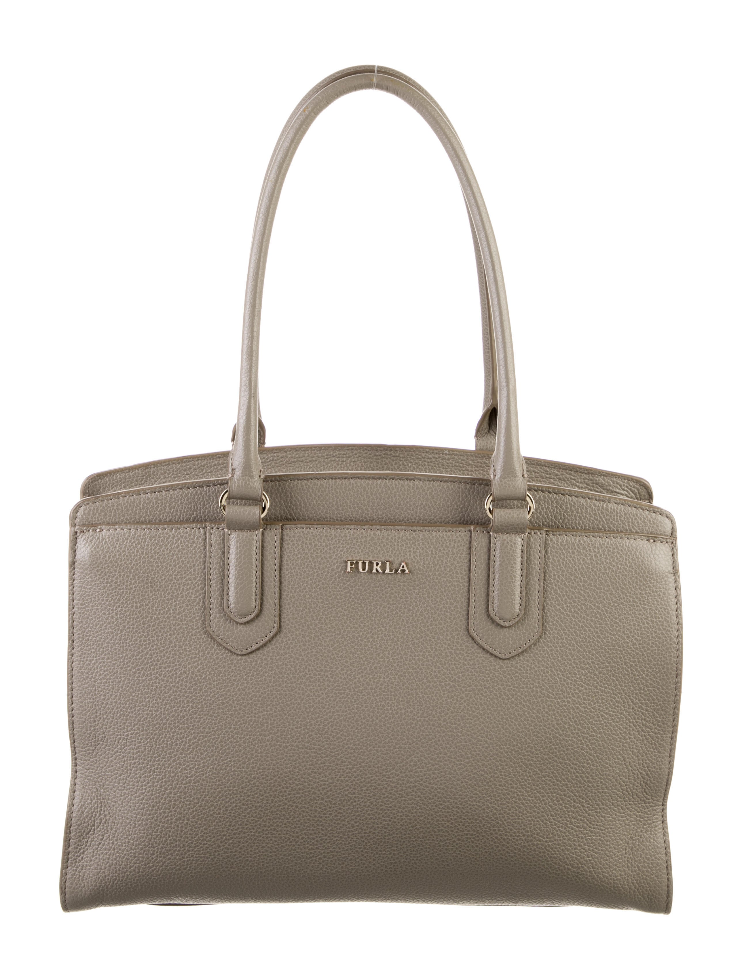 Furla Leather Tote Bag Neutrals Totes, Handbags WFU28498 The RealReal