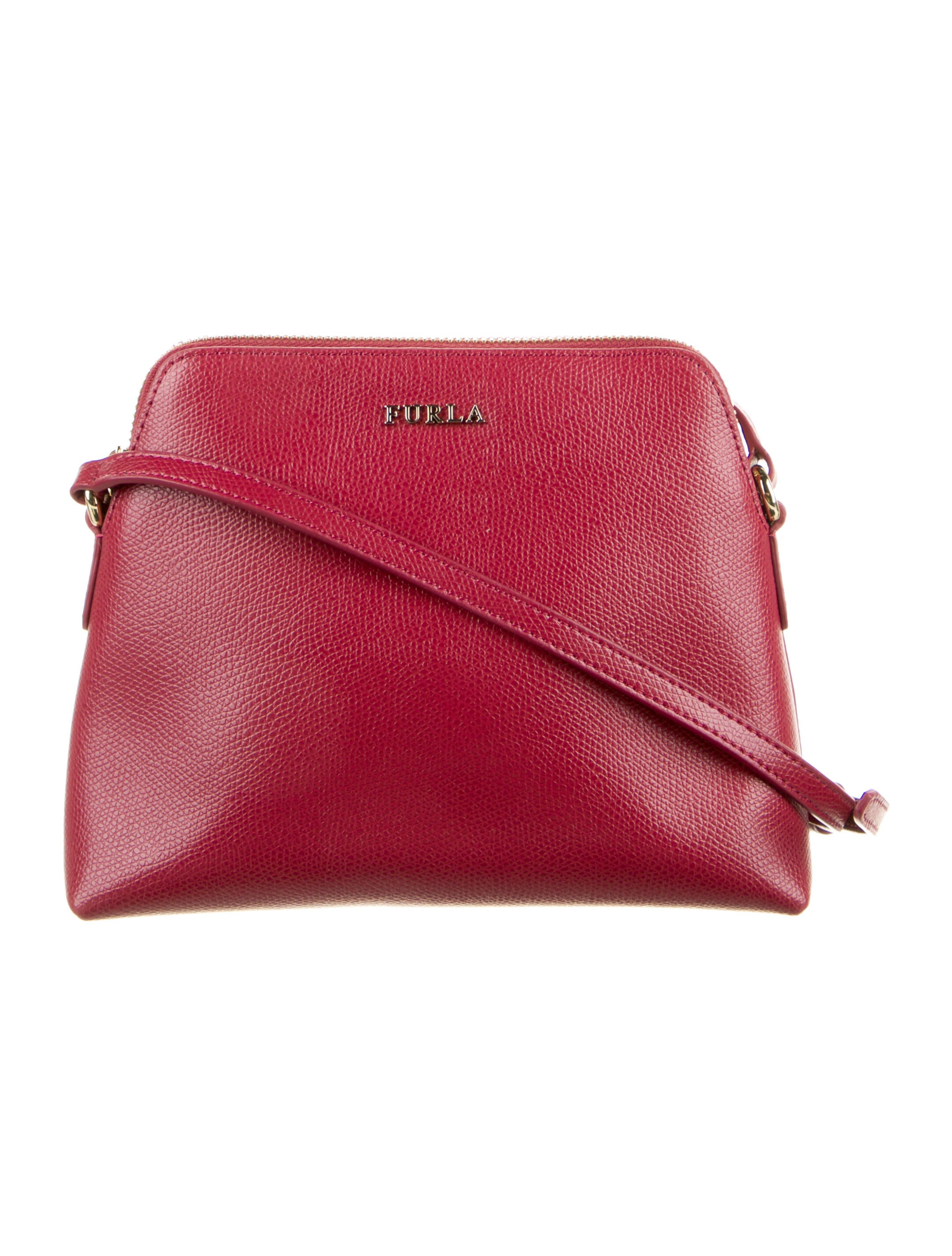 Furla Small Leather Crossbody Bag Burgundy Crossbody Bags, Handbags