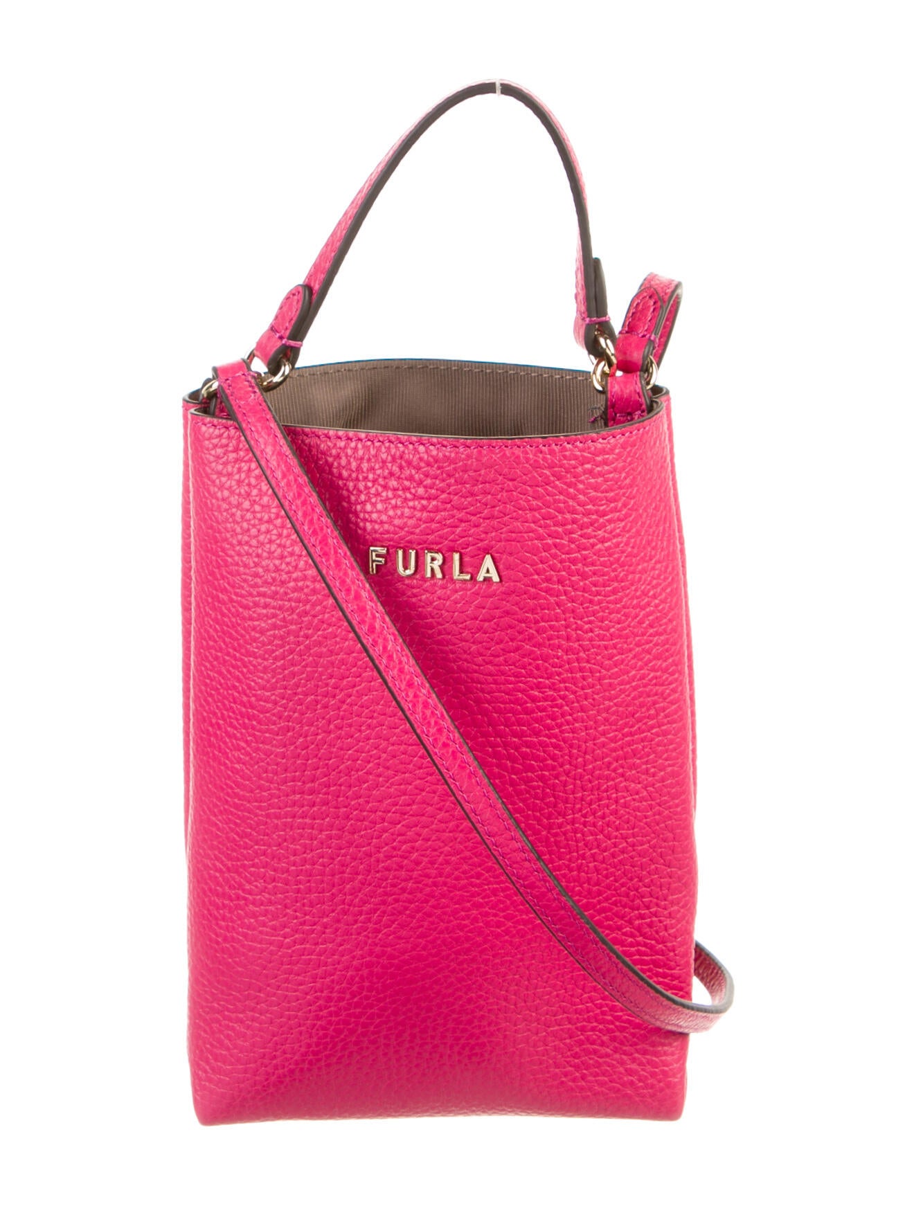 Furla Leather Crossbody Bag Pink Crossbody Bags, Handbags WFU28815