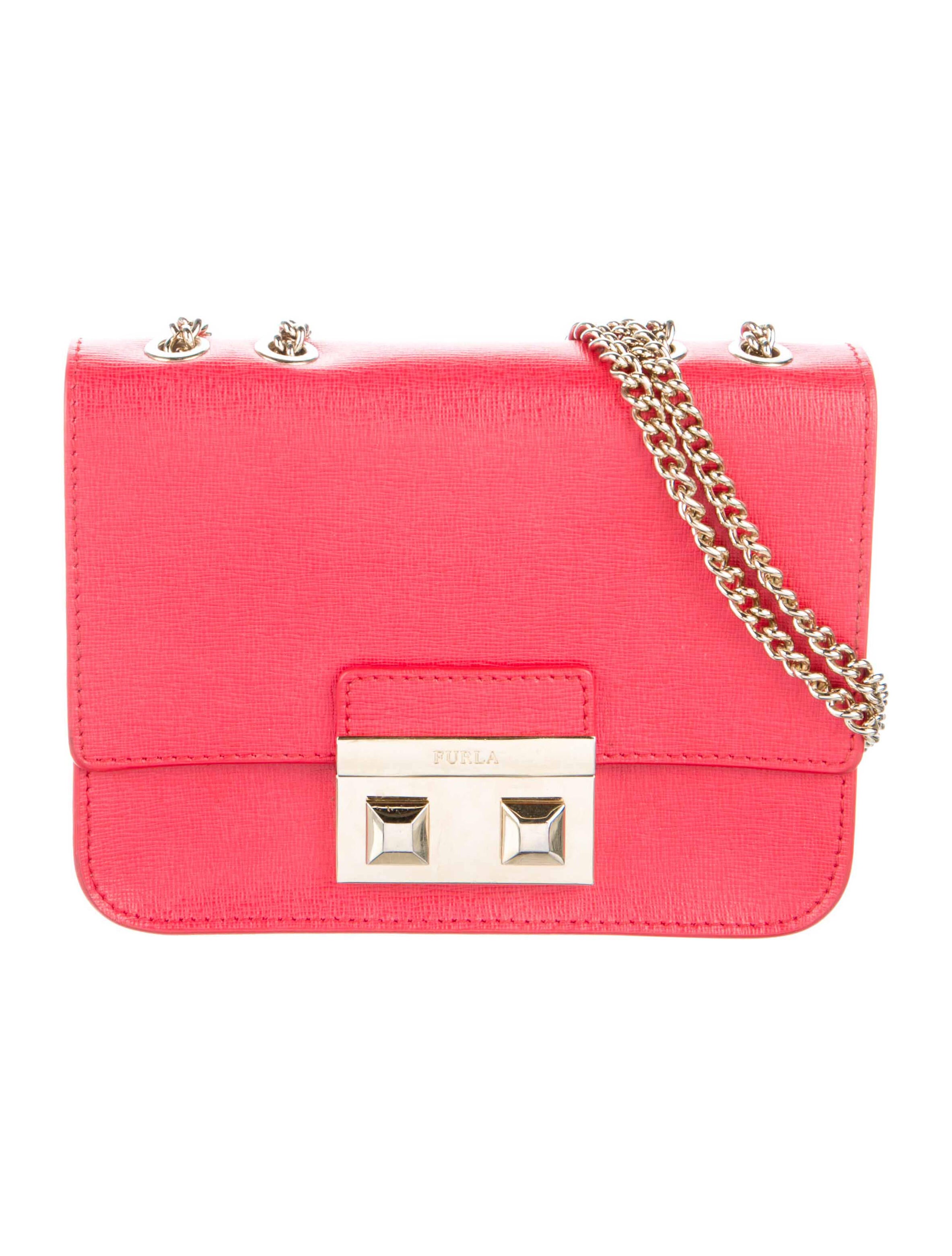 Furla ChainLink Crossbody Bag Red Crossbody Bags, Handbags WFU29096 The RealReal