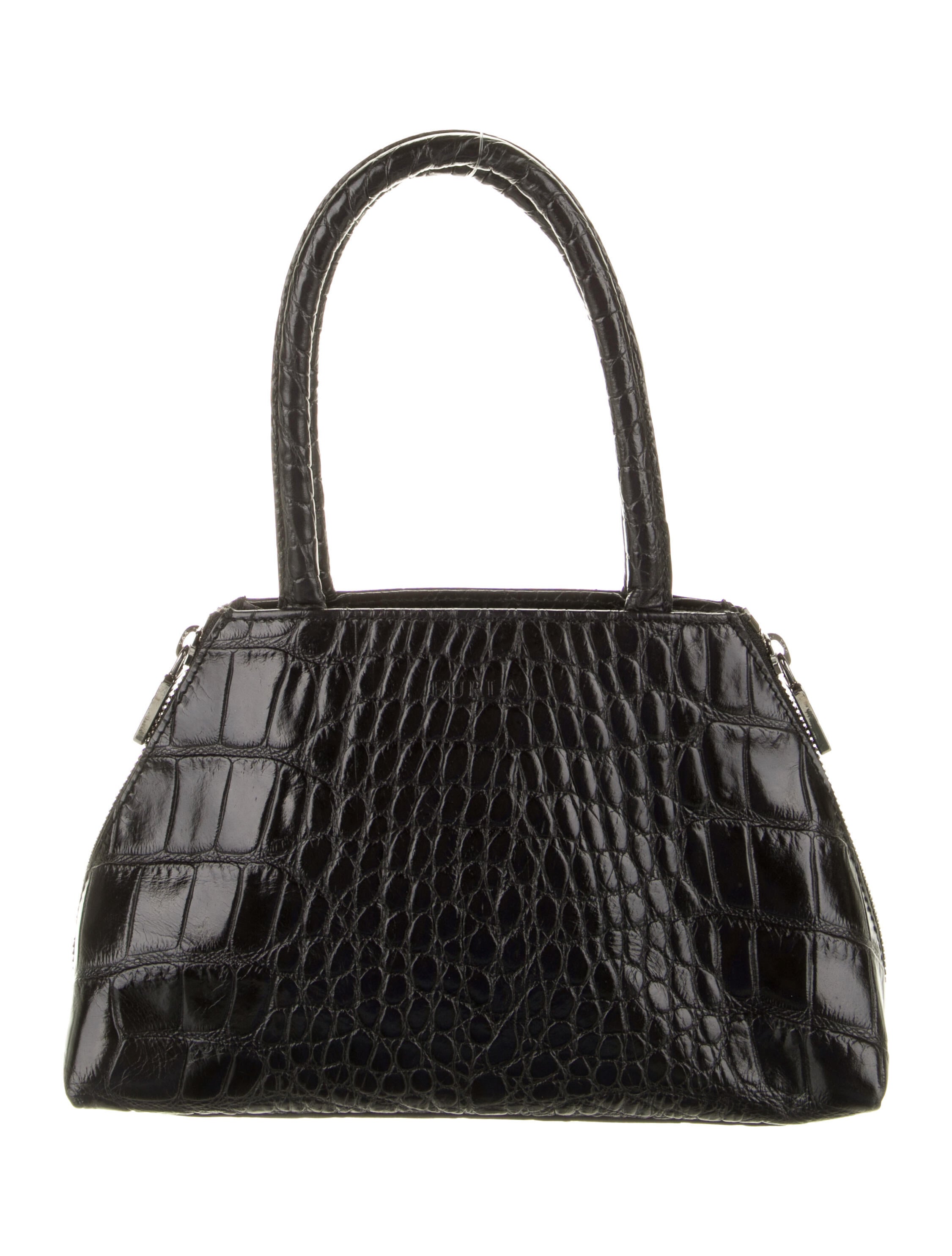 Tory Burch Saffiano Leather Handle Bag Black Handle Bags, Handbags